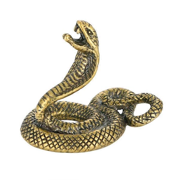 antikliknande kopparfärgad kobra kopparpendel dominerande python