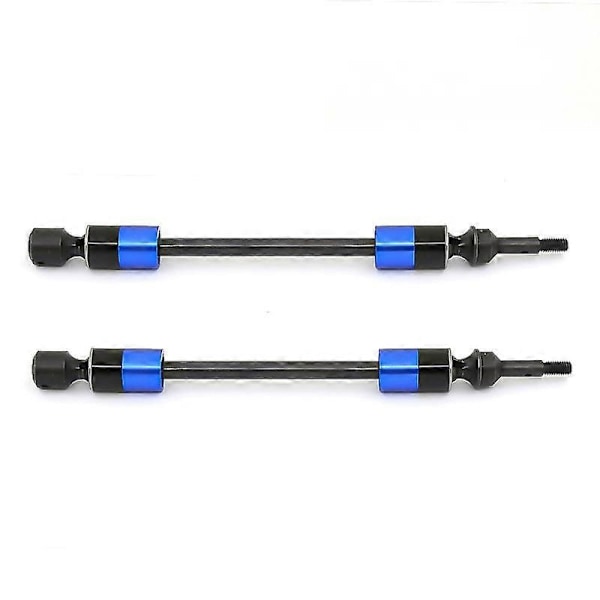 4 st Stål CVD Universal Ledd Drivaxel Uppgraderingsdelar för 1/10 E-Summit RC Biltillbehör, Blå