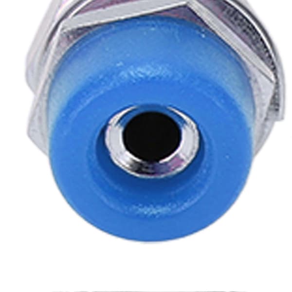 J.40006 10 stk/sett 2mm Nikkelbelagt Banan Hunn Jack Socket Panelmontering Bindepost Blå