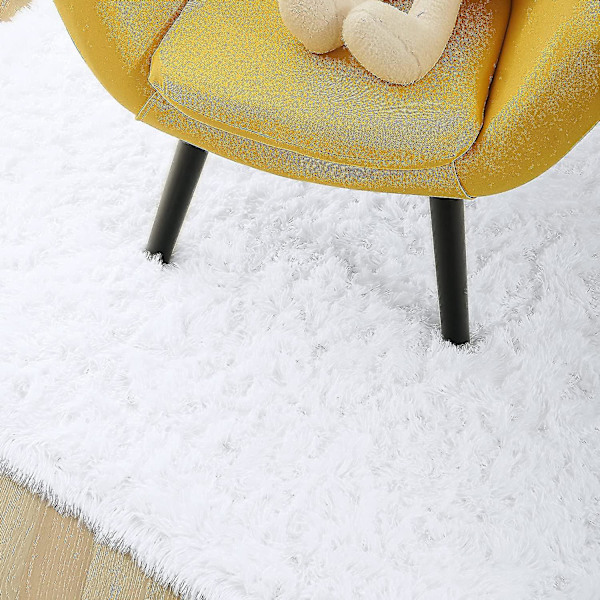 Tflycq Mjuka och Fluffiga Matta för Sovrum, Barnrum, Plush Shaggy Barnmatta, Luddig Matta för Pojkar och Flickor, College Dorm, Fuzzy Matta Vardagsrum