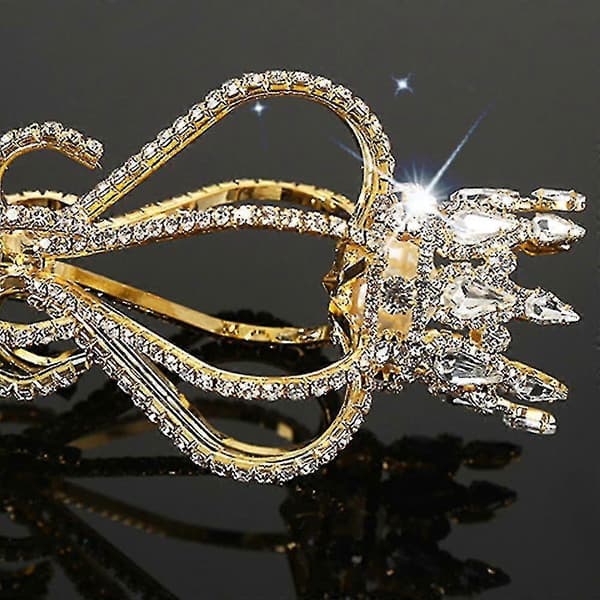 Scepter Hollow Crown Teardrop Form Kopparstav Bröllopsrekvisita Festdekoration