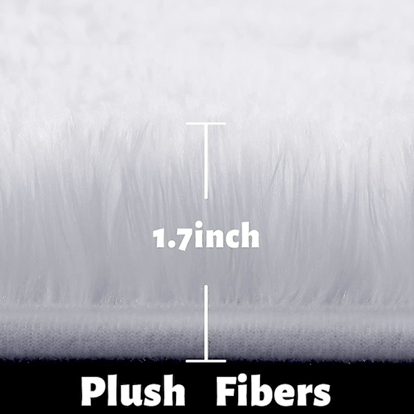 Tflycq Rund Ryamatta för Sovrum, fluffig Cirkelmatta 120x120 cm för Barnrum, lurvig Matta för Tonårsrum, raggig Cirkulär Matta för Barnkammare, luddig P