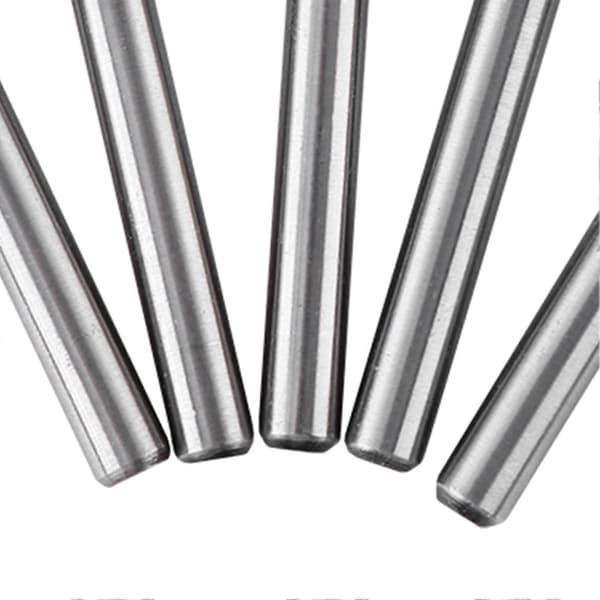5 stk. Tungsten Stål Slibebør 6mm Skaft 10mm Hoved Roterende Skærebits Sæt