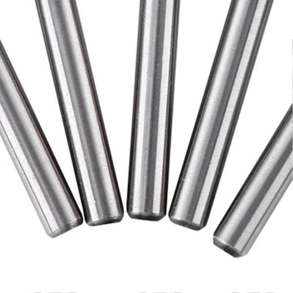 5 stk. Tungsten Stål Slipefreser 6mm Skaft 10mm Hode Roterende Kutterbits Sett