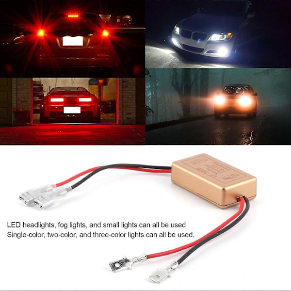 LED Hovedlys Strobe Kontroller Blinkmodul H1 H3 Signal Lys Kontrollboks