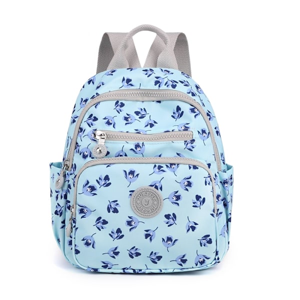 Vento Marea Mini Ryggsäck Blommigt Tryck Axelväska Style 12