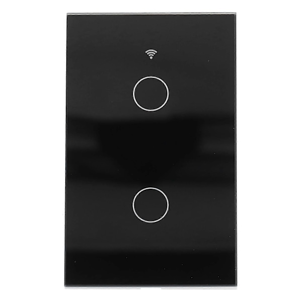 För Zigbee Tuya Fjärrkontroll Ljusbrytare Röststyrning 2-vägs Vägg Touch Brytare AC 100-240V