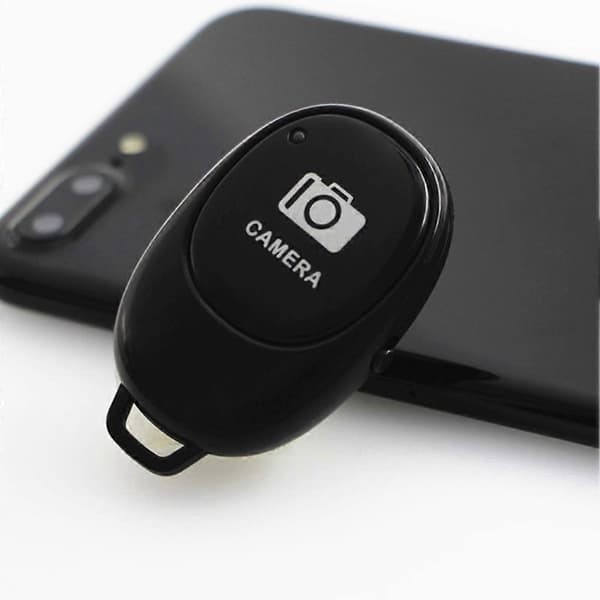 Trådlös Bluetooth-kompatibel Telefon Surfplatta Kamera Selfie Fjärrutlösare för Android iOS
