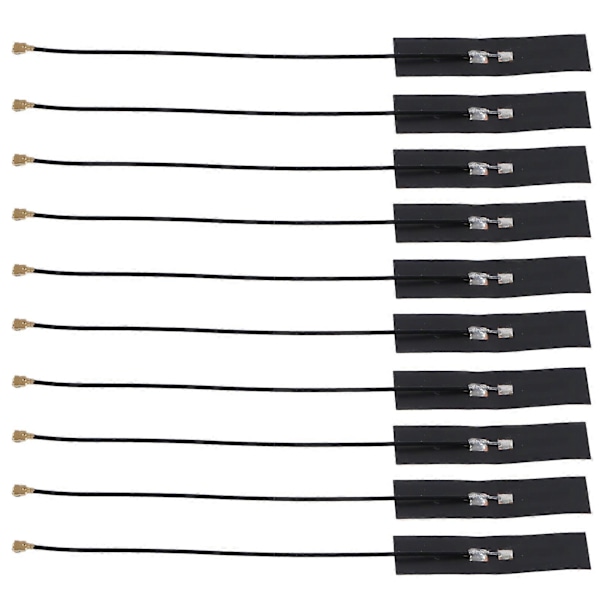 10 stk. FPC Antenne Innebygd 2 Frekvens Fleksibel for WiFi Bluetooth Ruter NZ?2.4G/5.8G?FPC?003