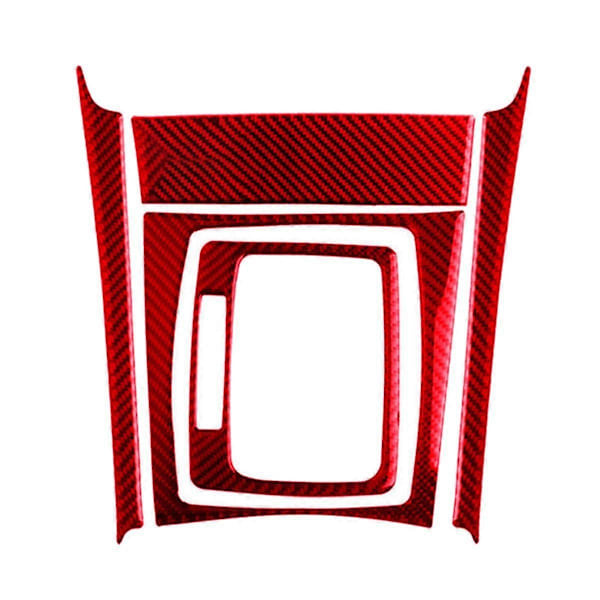 5 stk. Rød Carbon Fiber Gearskifte Dæksel Trim til C-Klasse W204 2007-2013