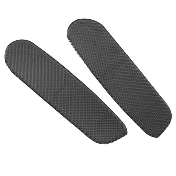 2 stk. Innvendig Frontdør Stolpe Panel Deksel Trim Karbonfiber Passer for RAV4 2015?2019