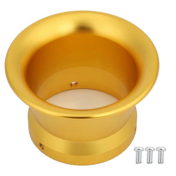 50mm Motorcykel Luftfilter Interface Kopp Vind Horn Koppar för 24/26/28/30mm Förgasare Guld