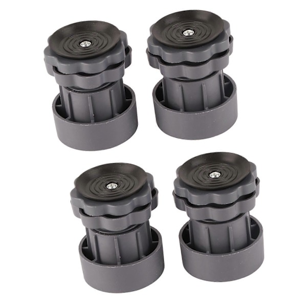 4 stk. Stødsikre Anti-vibrations Fødder til Vaskemaskine, Skridsikker Base, 8,5 cm