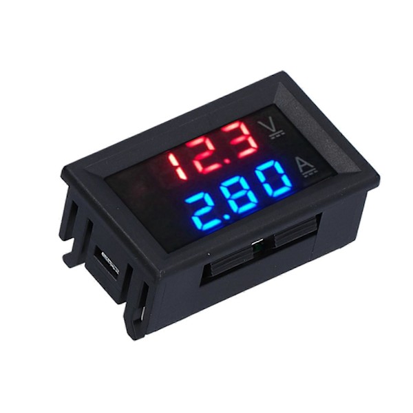 Digital Voltmeter Amperemeter Dubbel LED-Display Spännings- och Strömmätare DC 0V?100V100A