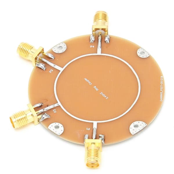 Effektfordelingsmodul Ringformet Distributør PCB Elektronisk Testkort Komponent 2.4GHZ