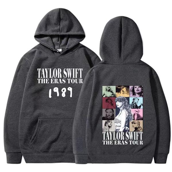Tylor Ers r 0 Ccert r Crewc Taylor Swift 1989 Hoodie för Män och Kvinnor gray L
