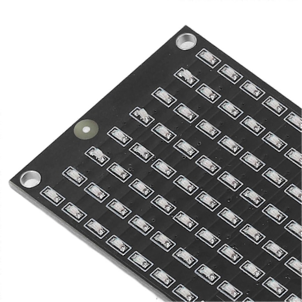 LED Matrise Kontrollmodul 8x16 Panel IC2 Kommunikasjon Display DC3.3?5V Enkeltkortdatamaskiner