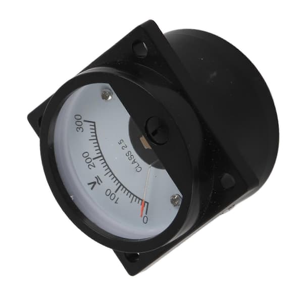 Rund Voltmeter ABS Analog Skivepanel Måler Præcist Værktøj til Måling af SO?45 AC 0?300 V