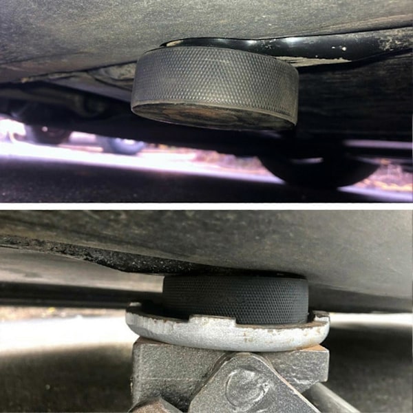 4 st Gummikloss Lyftplatta Stöd Chassi Adapter Passar Tesla Model 3/Model Y/Model S/Model X