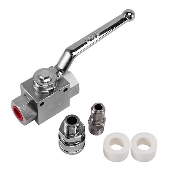 Högtryckstvätt Kulventil Kit Högtryckstvättslang 3/8 Tum Snabbkoppling 4500 Psi