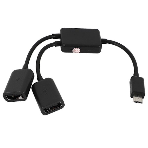 Micro-USB Host Kabel, Micro-USB Han til 2X Type A Dobbelt USB Hun OTG Adapter Konverter Hub til Andr