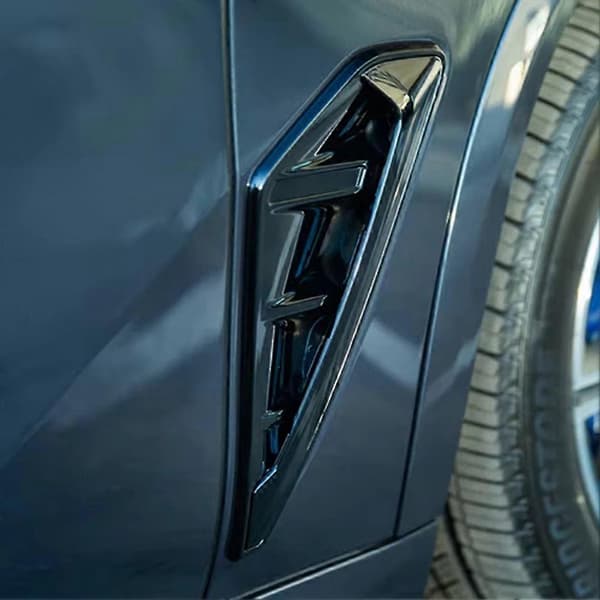 For X5 G05 2023 2024 Bil Front Vent Trim Side Gills Side Luftuttak Deksel Trim Tilbehør