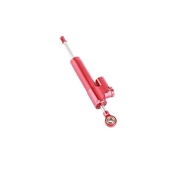Universal Motorsykkel Aluminium Legering Styredemper Stabilisator Sikkerhetskontroll (Rød)
