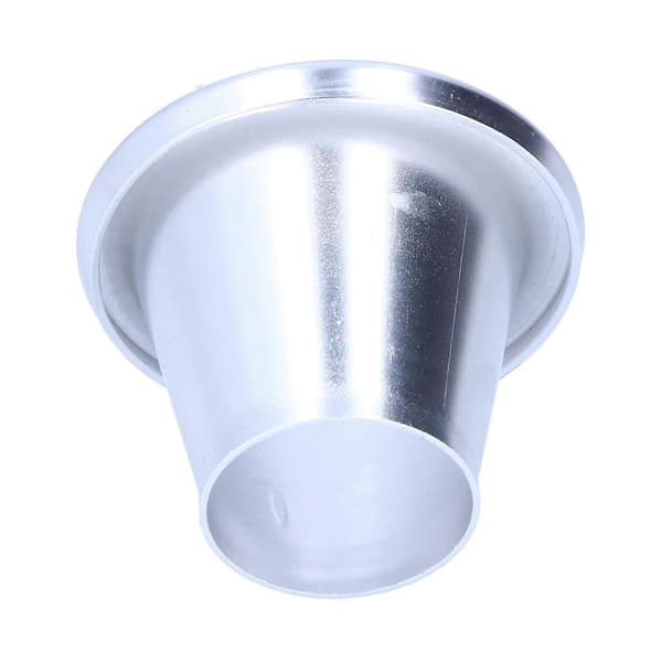 1.9in Luftinntak Turbo Horn Velocity Stack Adapter CNC Aluminium Bil Modifikasjonstilbehør Sølv