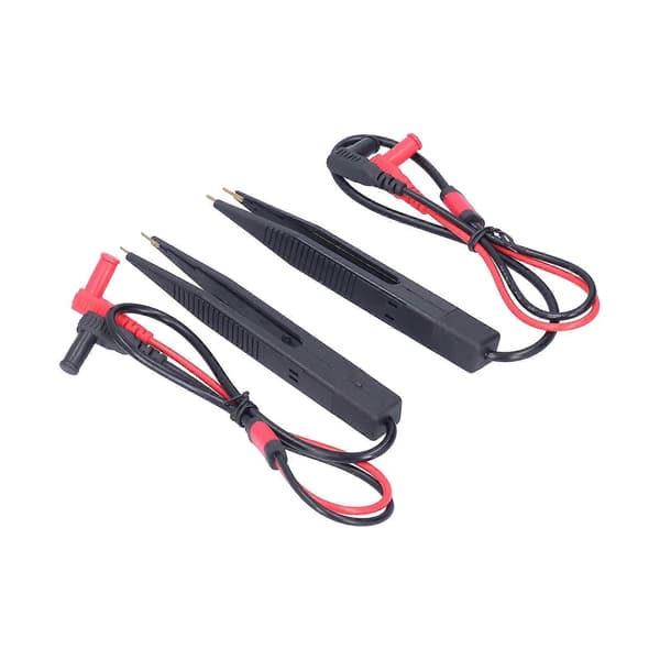 2 st Multimeter SMD Testklämma Testpincett Typ Kapacitans och Induktans Testkabel LCR Patchklämma