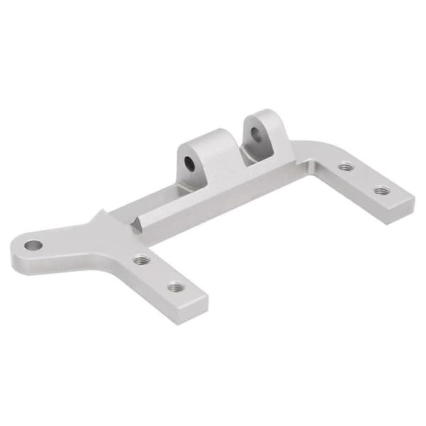 Styrservo Fäste Stöd Servo Fäste för 1/10 Trx4 -4 Crawler RC Uppgraderingsdelar Silver
