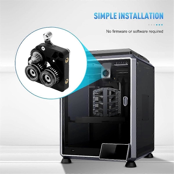 3D-tulostimen kaksoisvaihde-ekstruuderisarja K1/K1C/K1 Max/Ender3/V3 Plus V3 -päivitykseen 3.0 karkaistua terästä