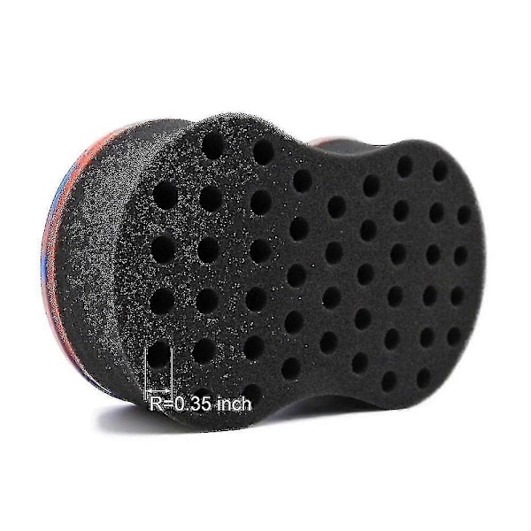 Ny Hårsvamp Twist Borste Locksvamp För Dreads Locs Twist Lockar Spiraler 1 piece
