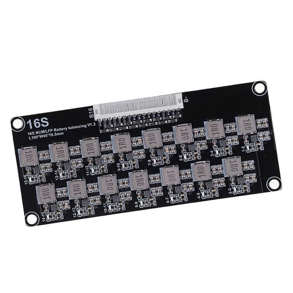 16S Aktiv Batteri Equalizer med Ledningskabel Induktiv Batteripakke Balancer Board 2?4.5V