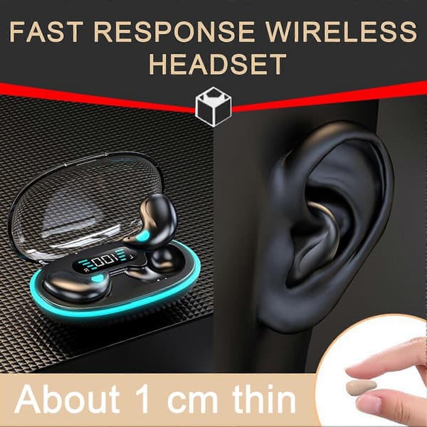 X55 True Wireless Hörlurar Bluetooth-kompatibla 5.3 Brusreducering Vattentät LED-effektvisning Lång batteritid