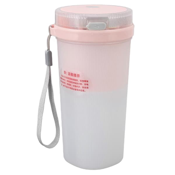 Elektrisk Juicer Kopp 300ml Håndholdt Bærbar USB Oppladbar 6 Rustfritt Stål Kutter Juice Blender Kopp