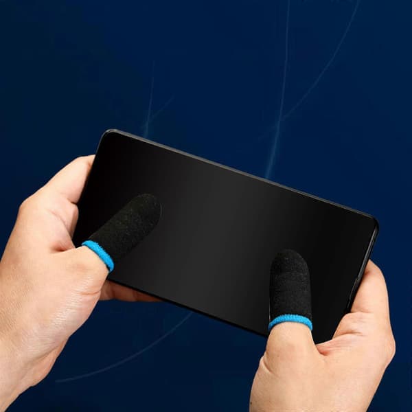 5 Par Spelhandske Kolfiber Halkskydd Spelare Finger Skydd För Mobilspel