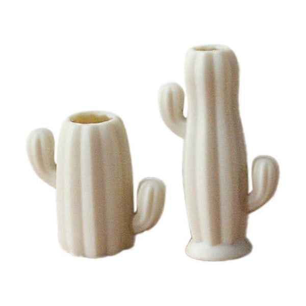 2 KPL 1/6 Skaalan Pienoiskoossa Oleva Simulaatio Mini Kaktus Maljakko Talon Koriste Barbies BJD Nuken Tarvikkeille, C
