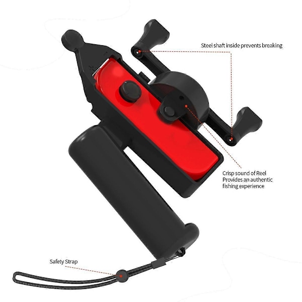 Fiskestang til Nintendo Switch Tilbehør Fiskespil til SWITCH Fiskespil Tilbehør til Controller
