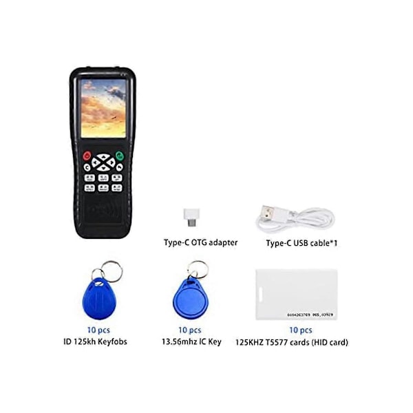 Rfid Duplicator Kopierare Skrivare Avkoda Funktion Smartkort Nyckelmaskin RFID NFC Kopierare IC ID Läsare Skrivare