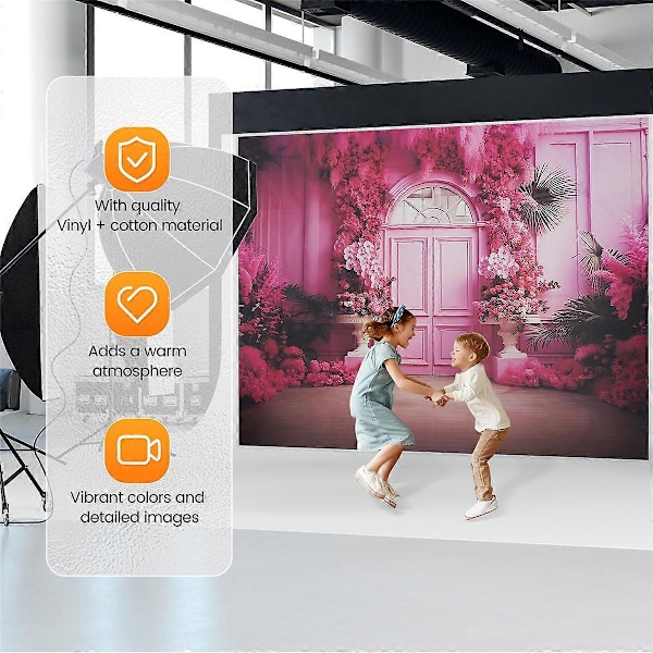 210x150cm Fotografi Baggrundsklud Live Udsendelser Fotografi Rekvisitter til Familieportrætter, Fotostudiedekor D