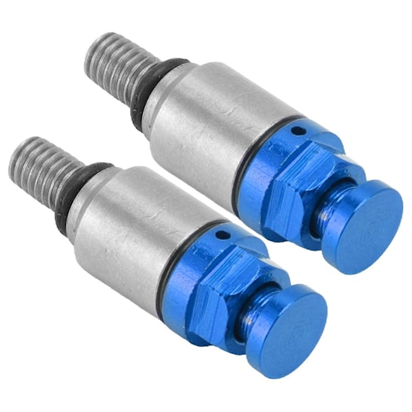 2 stk. M5x0.8 Luftudluftningsventil til Gaffel i Aluminiumlegering, Trykaflastningsventil, Erstatning for CRF150R CR125R CR250R CRF250R Blå