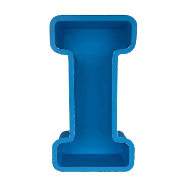 Alphabet Kagebageform Engelsk Bogstav Silikoneform 3d Alfabet Bogstav I