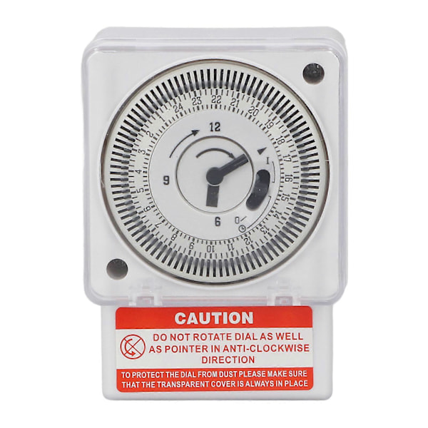 Mekanisk timer 24 timers cyklus 15 minutters interval ur type præcis industriel timer timing switch AC220V