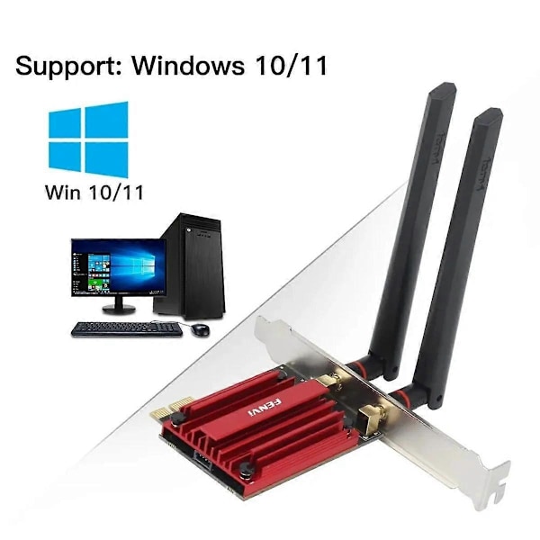 Wifi 7 Pcie Langaton Sovitin Be200 Bluetooth 5.4 Tri Band 2.4G/5G/6Ghz 8774Mbps /11 64Bit Wifi 6E