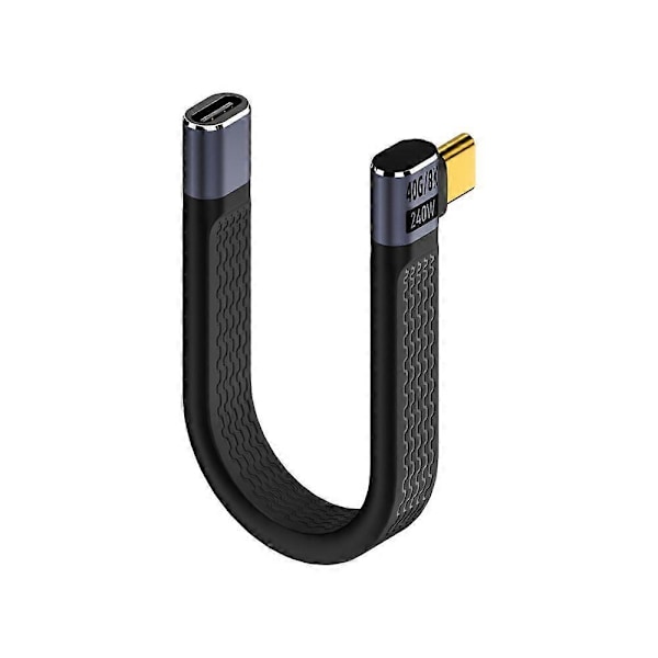 240W Datakabel Hurtiglading 40Gbps Høyhastighetsoverføring Multifunksjonell Type-C til Type-C Ladekabel
