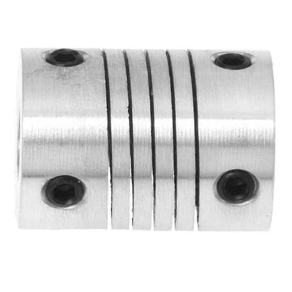 Motoraxel 8mm till 8mm Ledad Spiralformad Balkkoppling D18L25