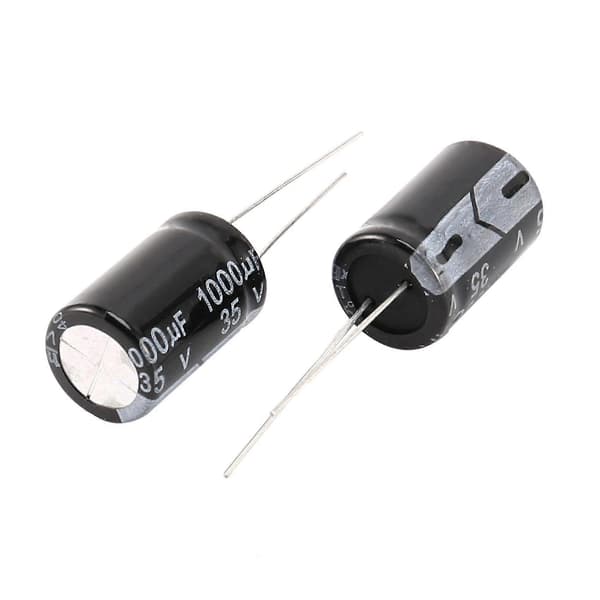 10 st 1000uf 35v Elektrolytkondensatorer i Aluminium 13mm X 21 Mm