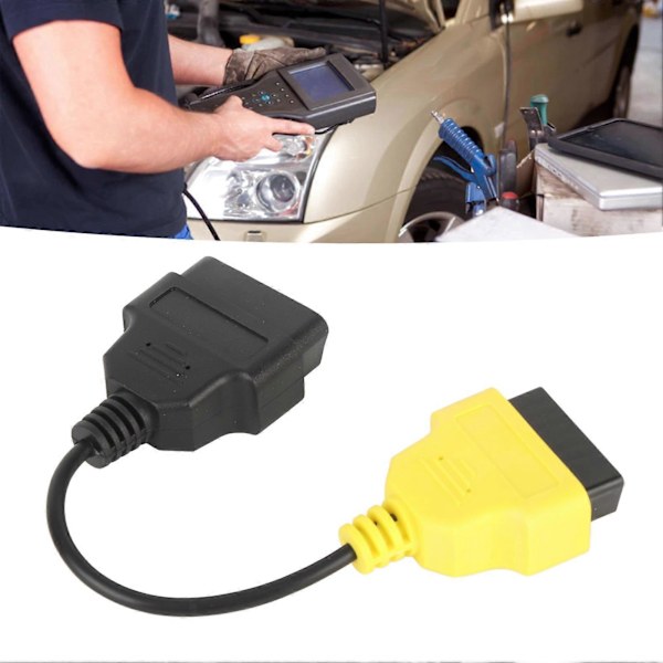 OBD2 Diagnostisk Kabel Stik Scan Værktøj Adapter Erstatning for Fiat ECU Scanner