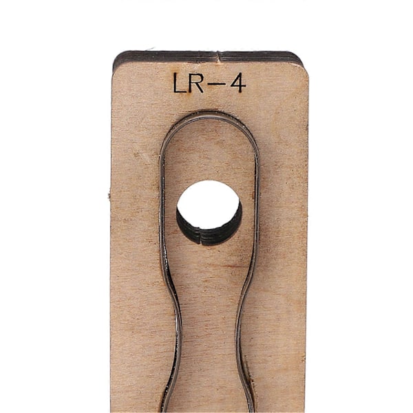 Läder Metall Skärande Stans DIY Stämpling Hålstans Skärmall Legerat Stål Konst Hantverkstillbehör LR 4