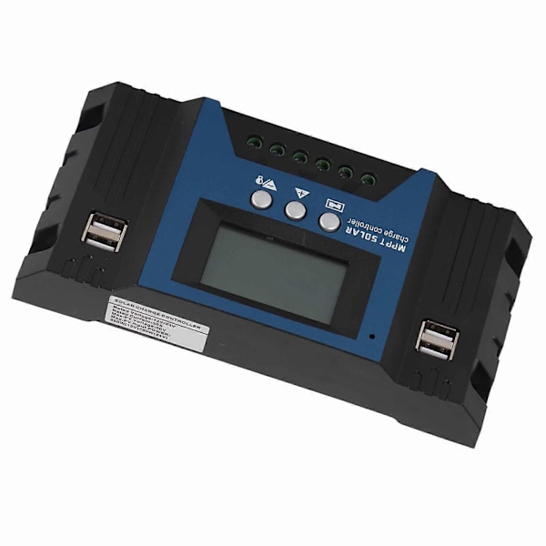 12V 24V Solar Opladningsregulator 4 USB-porte 5V 2.5A Parameter Justerbar LCD-skærm til Hjemme RV Båd 30A